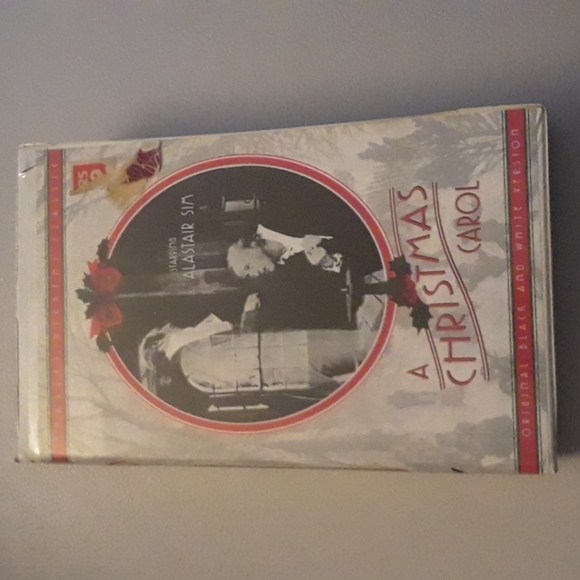 A Christmas Carol original black an white version vhs tape - Picture 2 of 4
